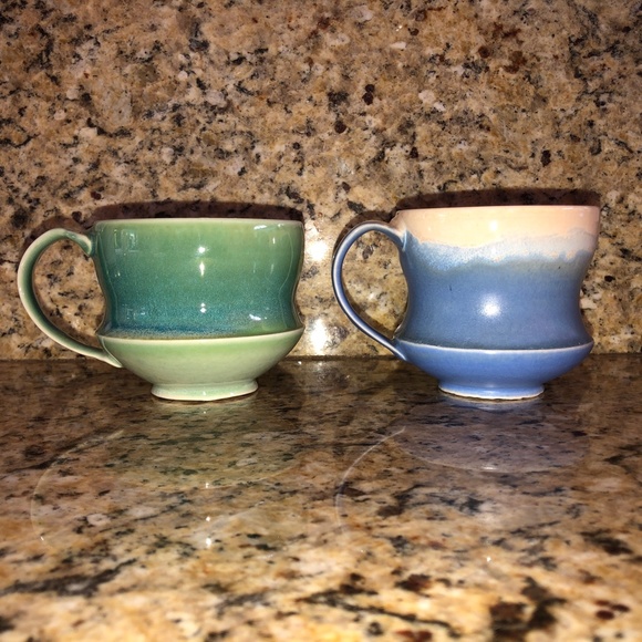 HANDMADE Coffee Mug Tea Cup Dipped Porcelain w/ Lace Mandala Base One-of-a-Kind - Picture 13 of 14